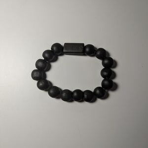 Black Beaded Bracelet